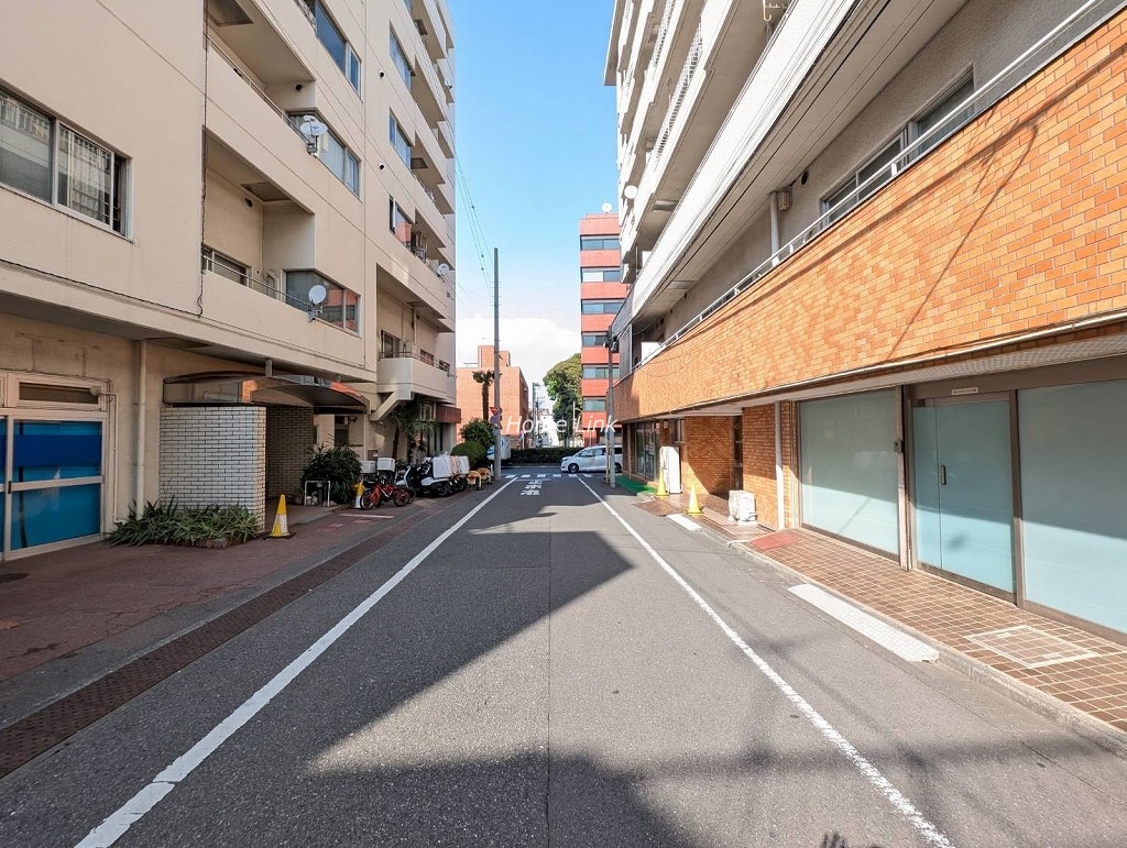 エクセル北池　北西側 前面道路